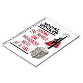 Sozialer Arbeiter: Fantastischer Fortschritt - Soz Notizblock (Linke Seite)