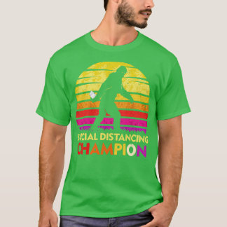 Sozialer Distanz Champion Funny Toilet Paper T-Shirt
