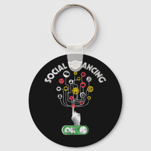 Sozialer Distanzmodus Schlüsselanhänger