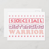 SOZIALER KRIEGER POSTKARTE (Vorne/Hinten)