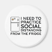 Sozialer Kühlschrank Magnet (Vorne)