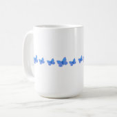 Sozialer Schmetterling! Kaffeetasse (Vorderseite Links)