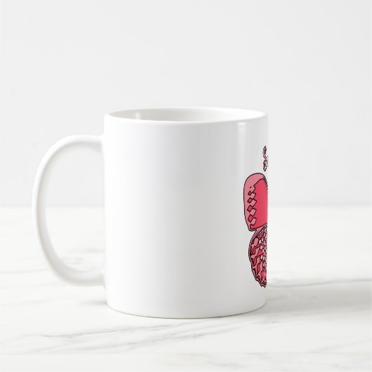 Sozialer Schmetterling Kaffeetasse (Links)