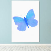 Sozialer Schmetterling! Leinwanddruck (Insitu (Holzboden))