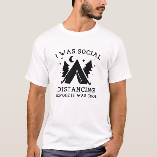 soziales Camping T-Shirt (Vorderseite)