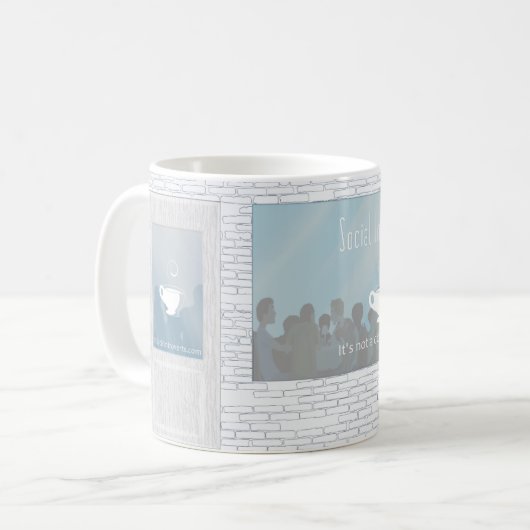 Soziales Introverts Kaffeetasse (Vorderseite Links)