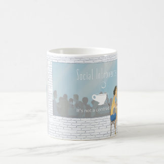 Soziales Introverts Kaffeetasse