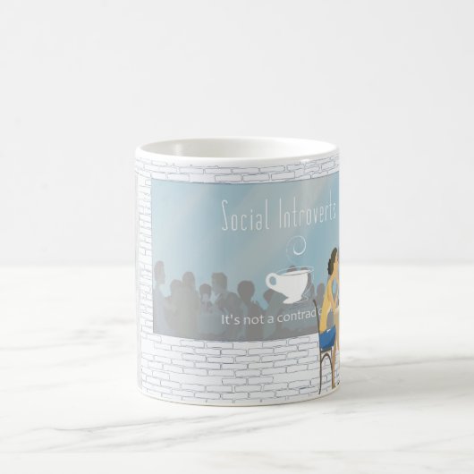 Soziales Introverts Kaffeetasse (Mittel)