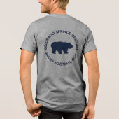 Soziales T-Shirt Tri-Blend Shirt (Rückseite)