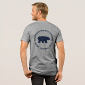 Soziales T-Shirt Tri-Blend Shirt (Rückseite voll)