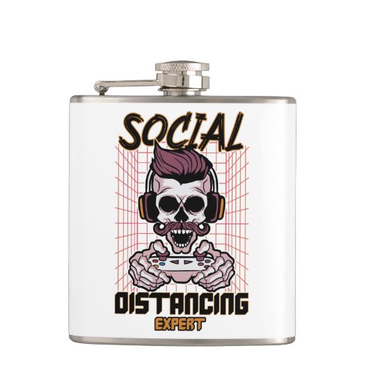 Soziales und professionelles Spieldesign Flachmann (Vorderseite)