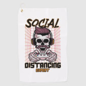 Soziales und professionelles Spieldesign Golfhandtuch (Vorderseite)