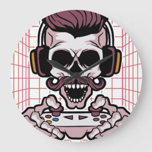 Soziales und professionelles Spieldesign Große Wanduhr