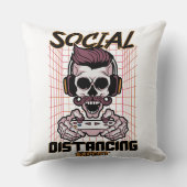 Soziales und professionelles Spieldesign Kissen (Rückseite)