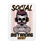 Soziales und professionelles Spieldesign Magnet (Vertikal)