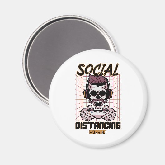 Soziales und professionelles Spieldesign Magnet (Vorderseite/Rückseite)