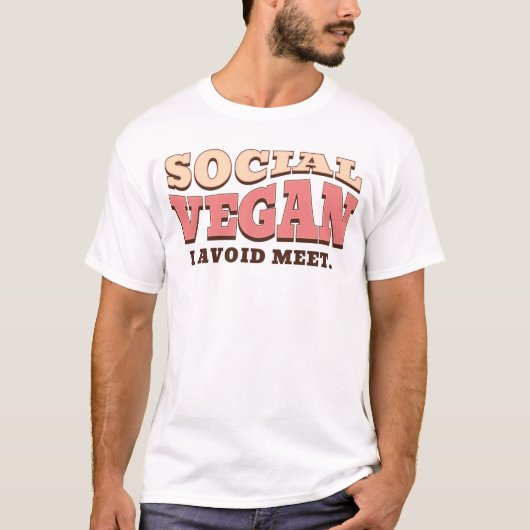 Soziales Vegan T-Shirt (Vorderseite)
