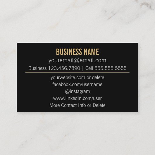 Sozialgoldsterne der medium-|, die Trainer Visitenkarte (Rückseite)