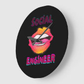 Sozialingenieur Große Wanduhr (Winkel)