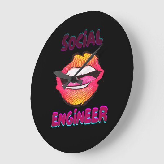 Sozialingenieur Große Wanduhr (Winkel)