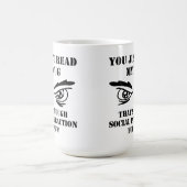 Sozialinteraktions-lustige Reise-Tasse Kaffeetasse (Mittel)
