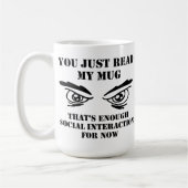 Sozialinteraktions-lustige Reise-Tasse Kaffeetasse (Links)