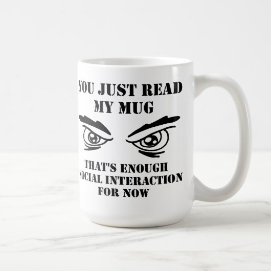 Sozialinteraktions-lustige Reise-Tasse Kaffeetasse (Rechts)