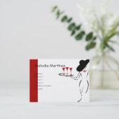 Sozialischer Mixer Visitenkarte (Stehend Vorderseite)