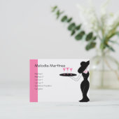 Sozialischer Mixer Visitenkarte (Stehend Vorderseite)