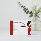 Sozialischer Mixer Visitenkarte (Stehend Vorderseite)