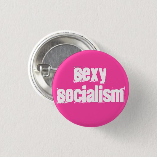 Sozialismus Button (Vorne & Hinten)