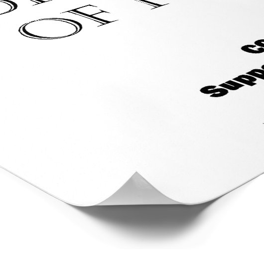 SOZIALISMUS FUNKTIONIERT NICHT POSTER (Ecke)