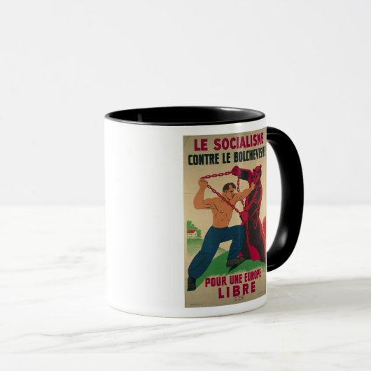 Sozialismus gegen Bolshevism für ein freies Tasse (VorderseiteRechts)