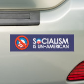 Sozialismus ist UnAmerican Autoaufkleber (Auf Auto)