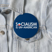 Sozialismus ist UnAmerican Button (Beispiel)