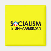 Sozialismus ist unamerikanisch magnet (Vorne)