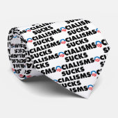 Sozialismus-ist zum Kotzen Krawatte (Gerollt)