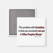 SOZIALISMUS MAGNET (Vorderseite/Rückseite)