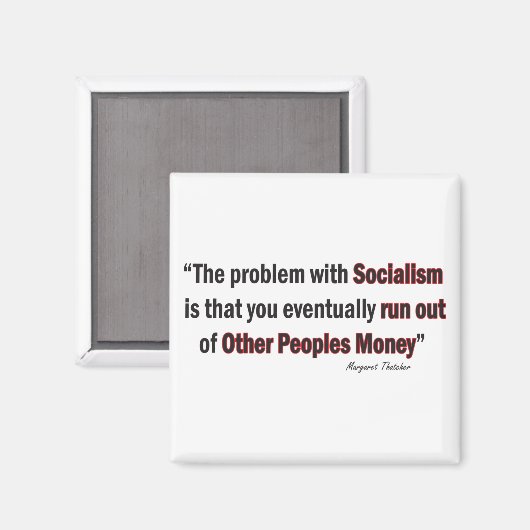 SOZIALISMUS MAGNET (Vorderseite/Rückseite)