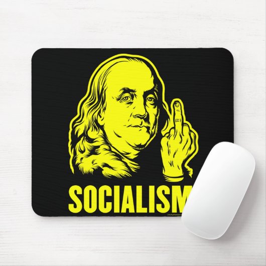 Sozialismus-Mausunterlage Bens Franklin Mousepad (Mit Mouse)