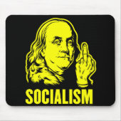 Sozialismus-Mausunterlage Bens Franklin Mousepad (Vorne)