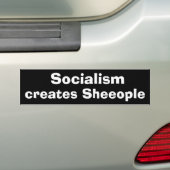 Sozialismus schafft Sheopel Autoaufkleber (Auf Auto)