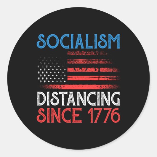 Sozialismus Sprichwort Funny Runder Aufkleber (Vorderseite)