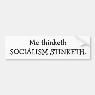 SOZIALISMUS STINKETH AUTOAUFKLEBER