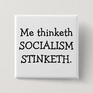 SOZIALISMUS STINKETH BUTTON