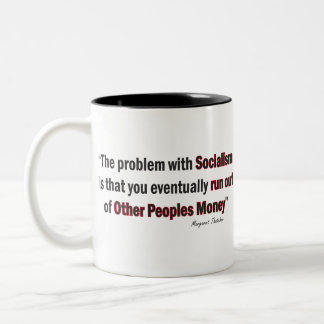 SOZIALISMUS ZWEIFARBIGE TASSE