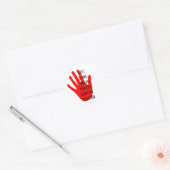 Sozialist links runder aufkleber (Umschlag)