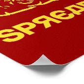 Sozialisten: Den Reichtum verbreiten! Poster (Ecke)