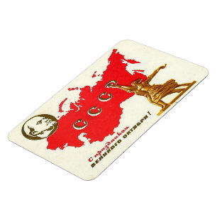 Sozialisten-Revolution Oktober-1917 Magnet