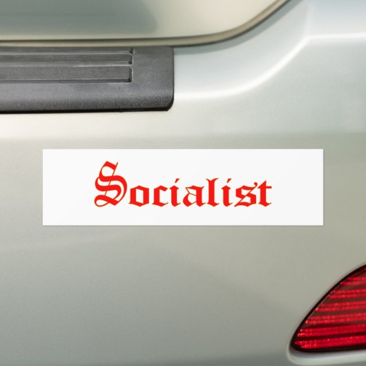 Sozialistisch Autoaufkleber (Auf Auto)